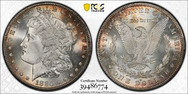 1880-S $1 MS66