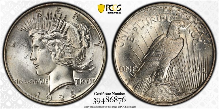 Cert 39486876 - Coin Image