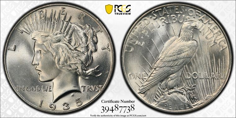 Cert 39487738 - Coin Image