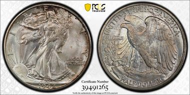 1942-D 50C MS66