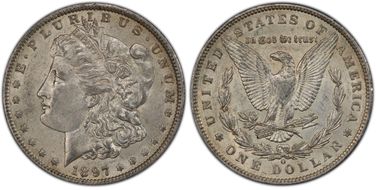 1897-O $1 AU55
