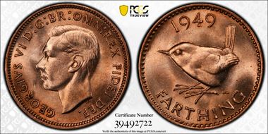 1949 1/4D S-4119 MS65RD