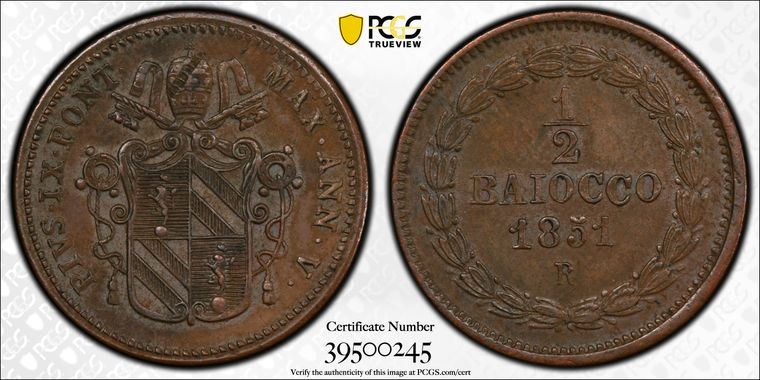 Cert 39500245 - Coin Image