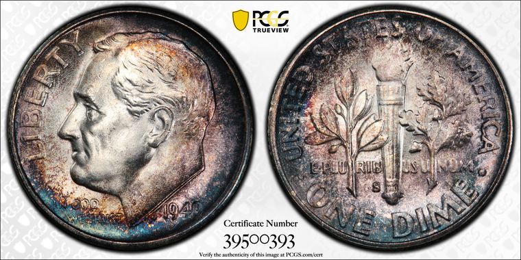 Cert 39500393 - Coin Image