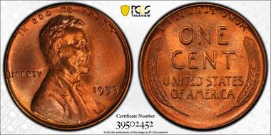 1953 1C MS67RD