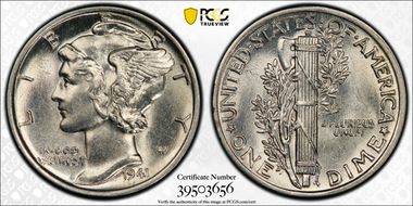 1941 10C DDO FS-101 MS62