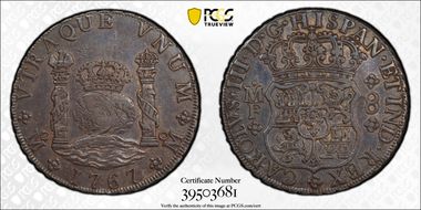 1767-Mo MF 8 R Yon-M8-67 Calico-1092 VF35