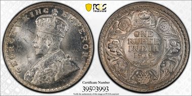 1919(B) Rupee SW-8.47 Prid-225 MS63