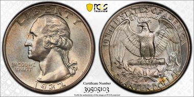 1932-D 25C MS64