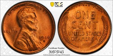 1946-S 1C MS67RD