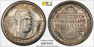 1948-S 50C Booker T. Washington MS66+