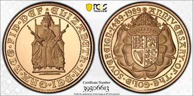 1989 1/2 Sov 500th Anniv. Sov. S-SB3  Au PR70DCAM