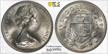 1966 $5 MS64