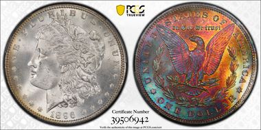 1896 $1 MS66