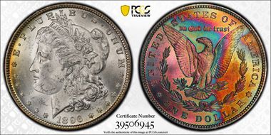1896 $1 MS63