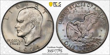 1974-D $1 MS67