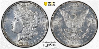 1878 7/8TF $1 Strong N1