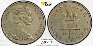 1967 Crown KM-4 Cu-Ni MS63