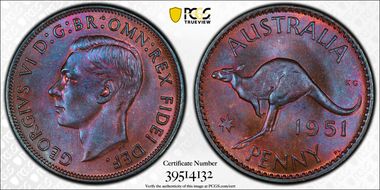 1951-PL (L) 1D MS65BN