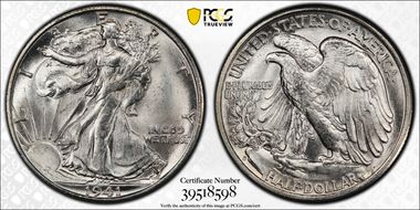 1941-S 50C MS65+