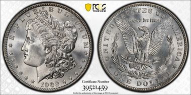 1902 $1 MS66+