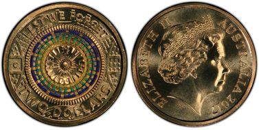 2017-C $2 Lest We Forget Colorized MS69