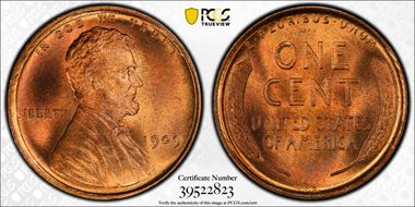 1909 VDB 1C MS66+ RB