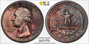 1955 25C MS65