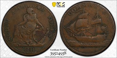 "1781" AE Token North American VF25BN