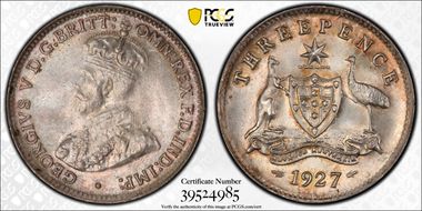 1927(m) 3D MS65+