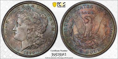 1890 $1 MS65