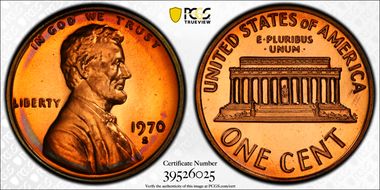 1970-S 1C Large Date, TDO FS-107 PR67RD