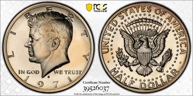 1971-S 50C DDO FS-101 PR66