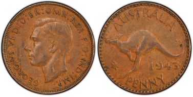 1943 Y. (p) 1D XF45BN