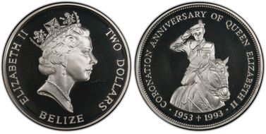 1993 $2 Coronation KM-119 PR68DCAM