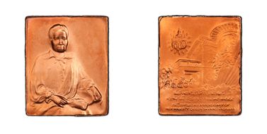 BE2555 (2012) Medal 150th Ann Savang Vadhana 2.5g Copper MS68RD