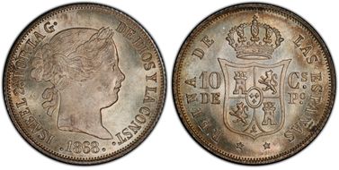 1868 10C MS66