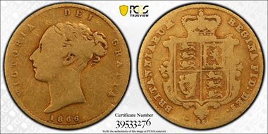 1866 1/2 Sov S-3860 F12