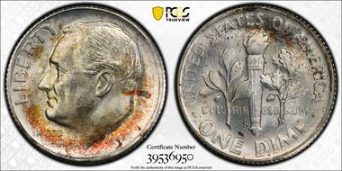 1948-S 10C MS67+ FB