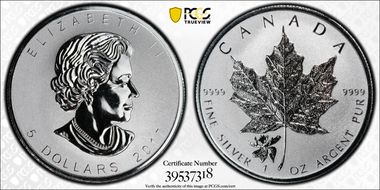 2017 $5 ML Moose Privy SP67