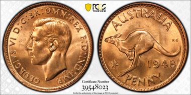 1948 (m) 1D KM-36 MS65RD