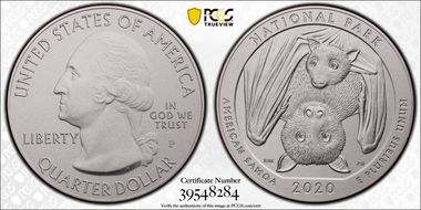 2020-P 25C American Samoa NP 5 oz Silver First Strike SP70