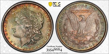 1882 $1 MS64