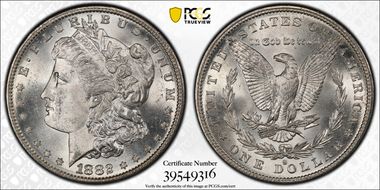 1882-S $1 MS64