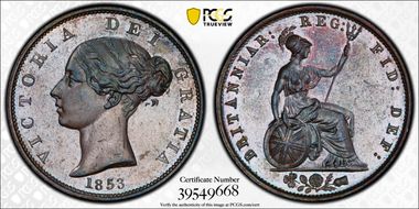 1853 1/2D S-3949 MS63BN