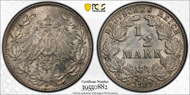 1907-J 1/2 Mk J-16 MS64