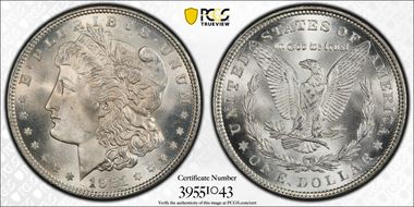 1921 $1 Morgan MS66+