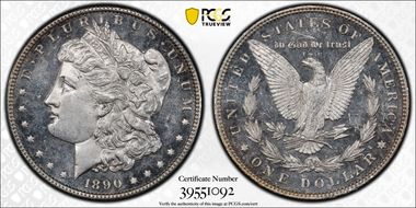 1890 $1 MS65DMPL