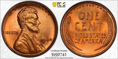 1944 1C MS67+ RD