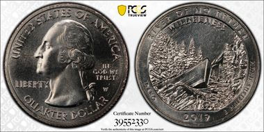 2019-W 25C Frank Church River of No Return NP MS65
